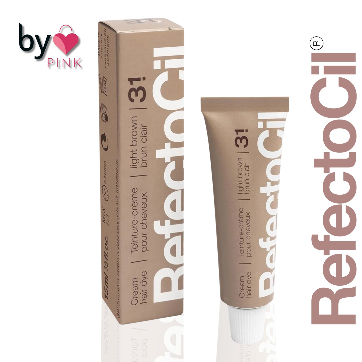 RefectoCil Light Brown Nº 3.1 (Castanho Claro) Tintura