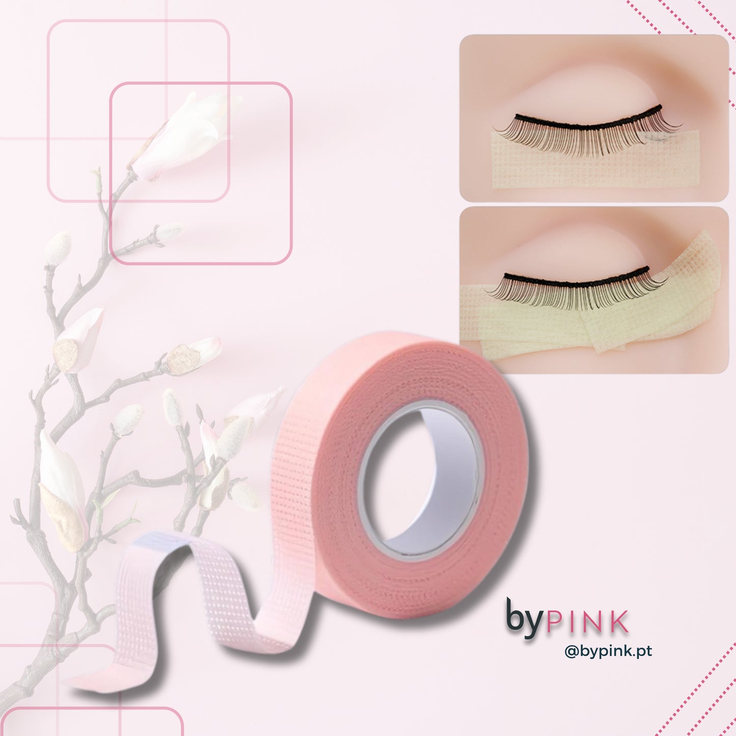 Fita Micropore Rosa