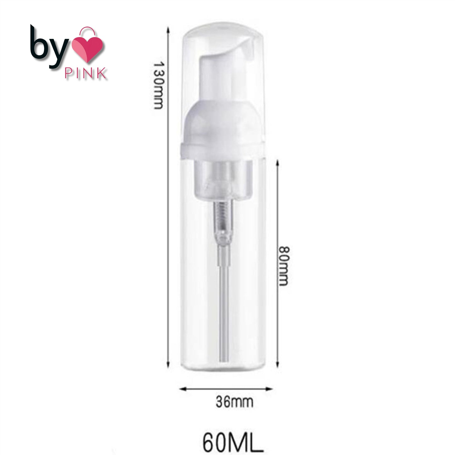 Pump Branco transparente 60ML